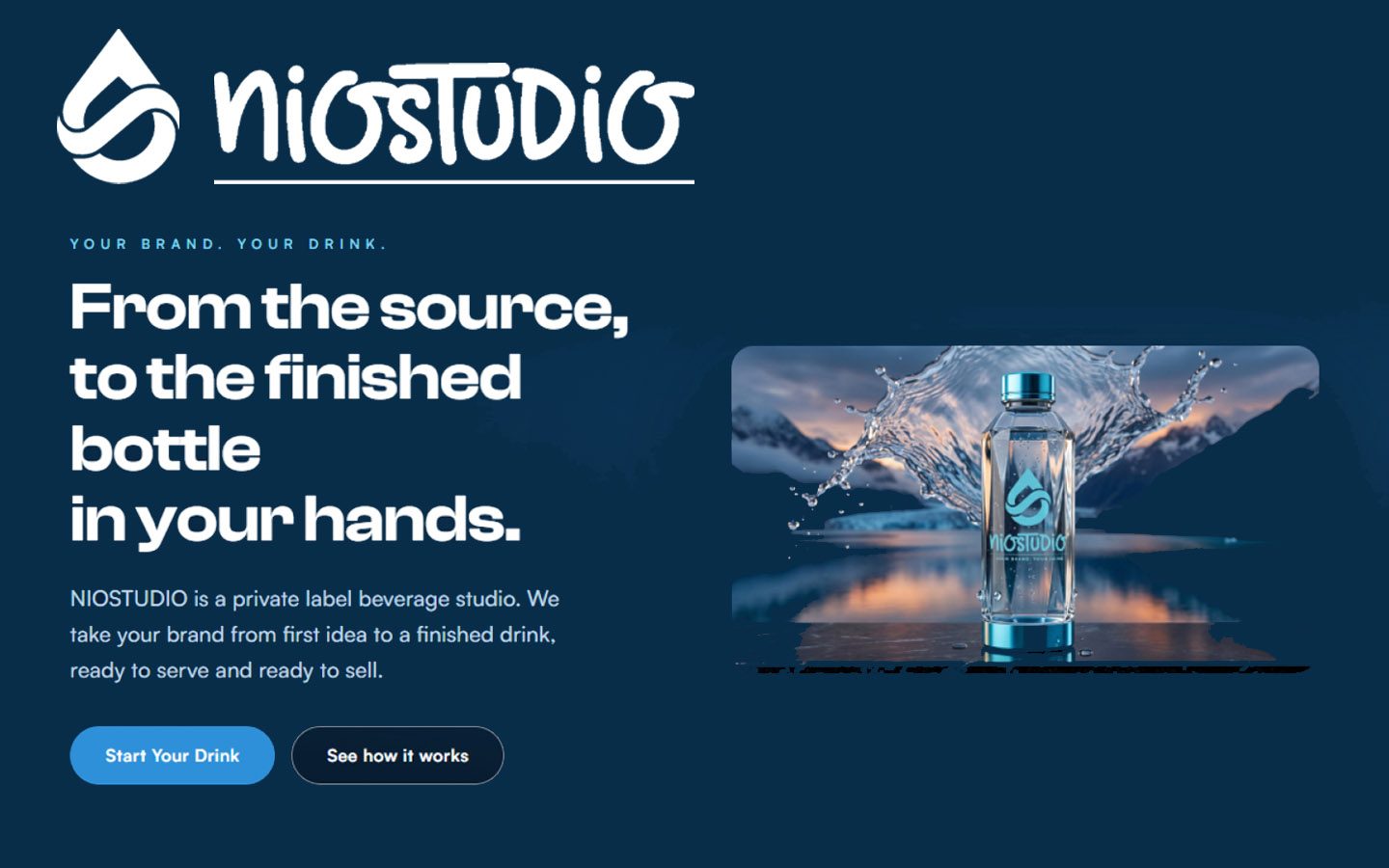 NIO Studio website, desktop