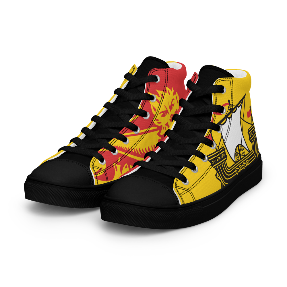 LEDA Collective high-top canvas shoes