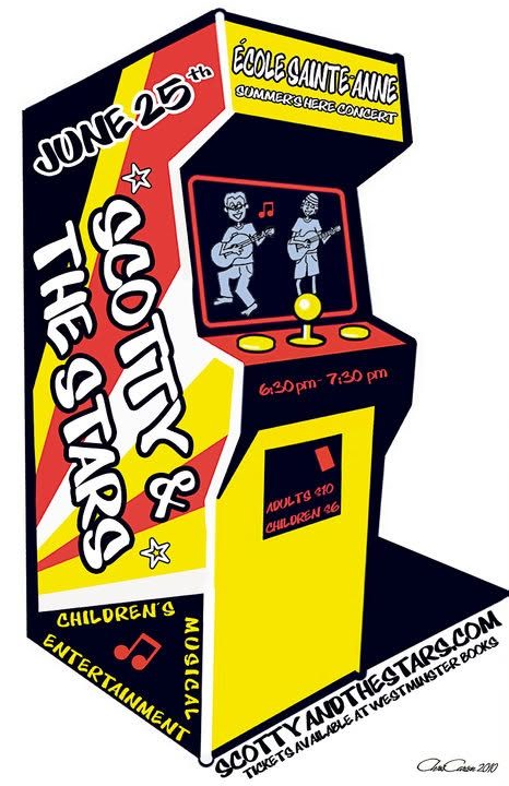 Scotty and The Stars concert poster