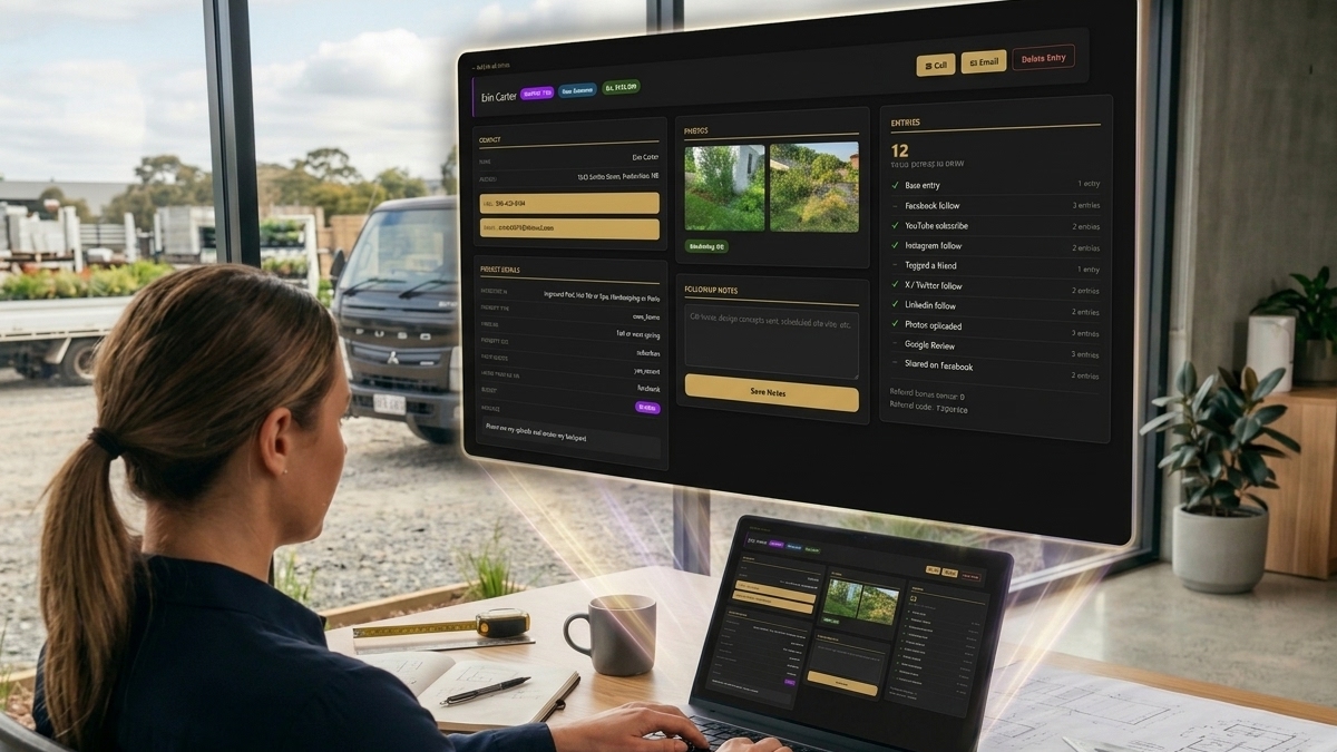 Custom lead-generation platform built for Outdoor Living Leads